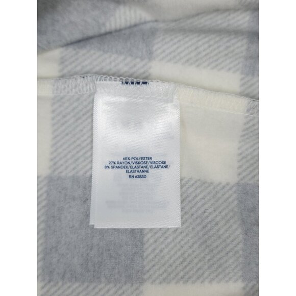 Lands End Shirt Plus Size 2X 20W-22W Pajama Top Lounge Stretch Long Sleeve TShir - Picture 9 of 10